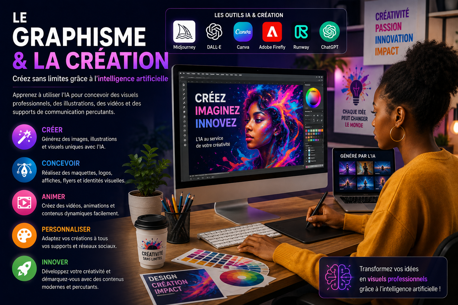 IA pour le graphisme