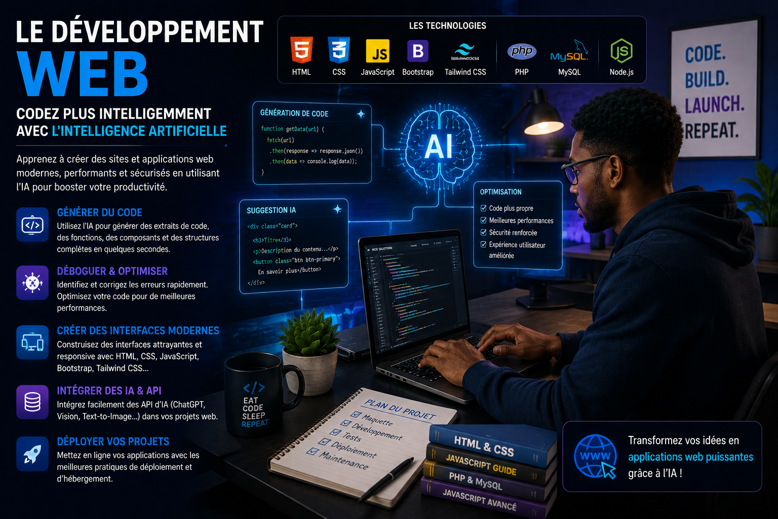 IA pour le développement web
