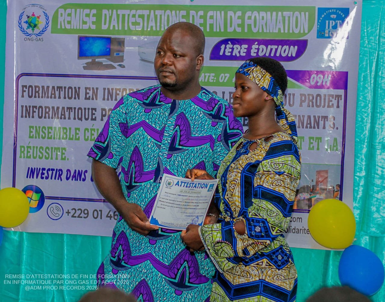 Initiatives éducatives de Global Actions Solidarité